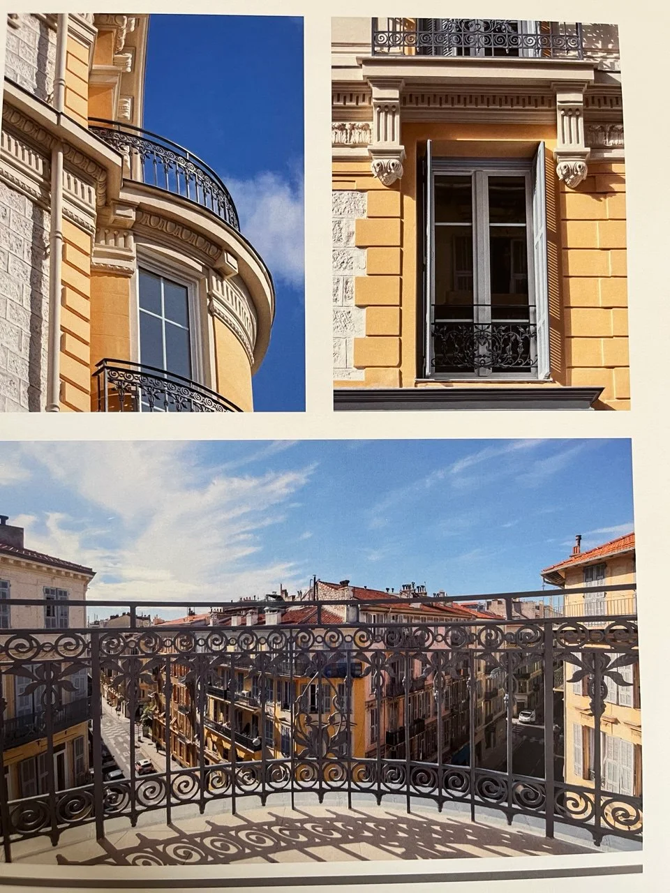 Photo d'immeubles à Nice